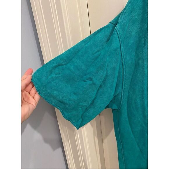 ATM Anthony Thomas Melillo Acid Wash French Terry T-Shirt Dress - Picture 5 of 7